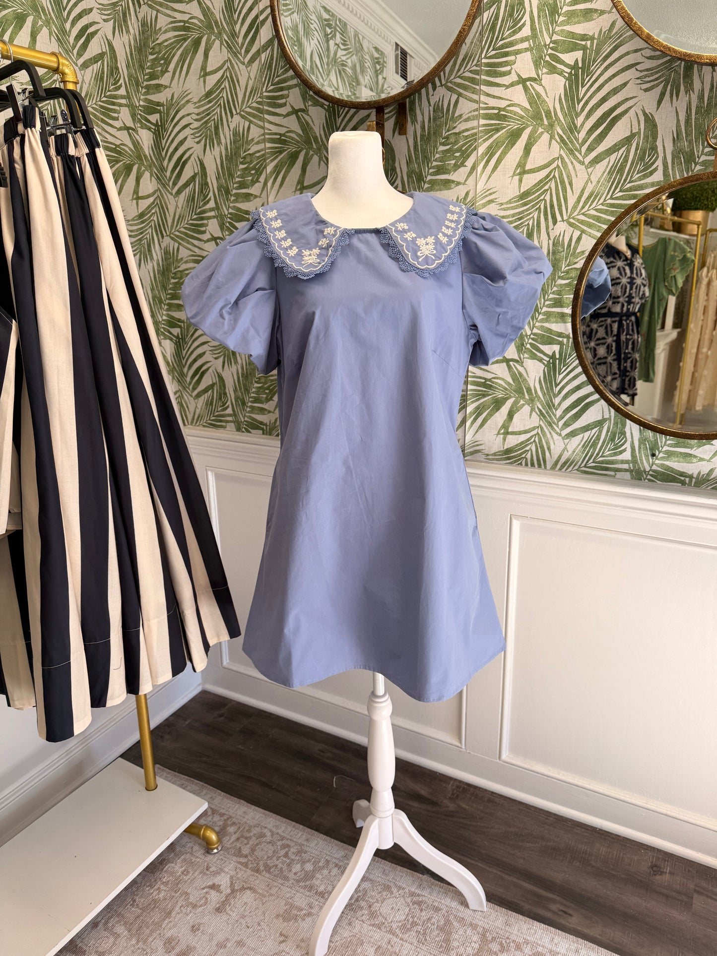 Susie Embroidered Collar Dress