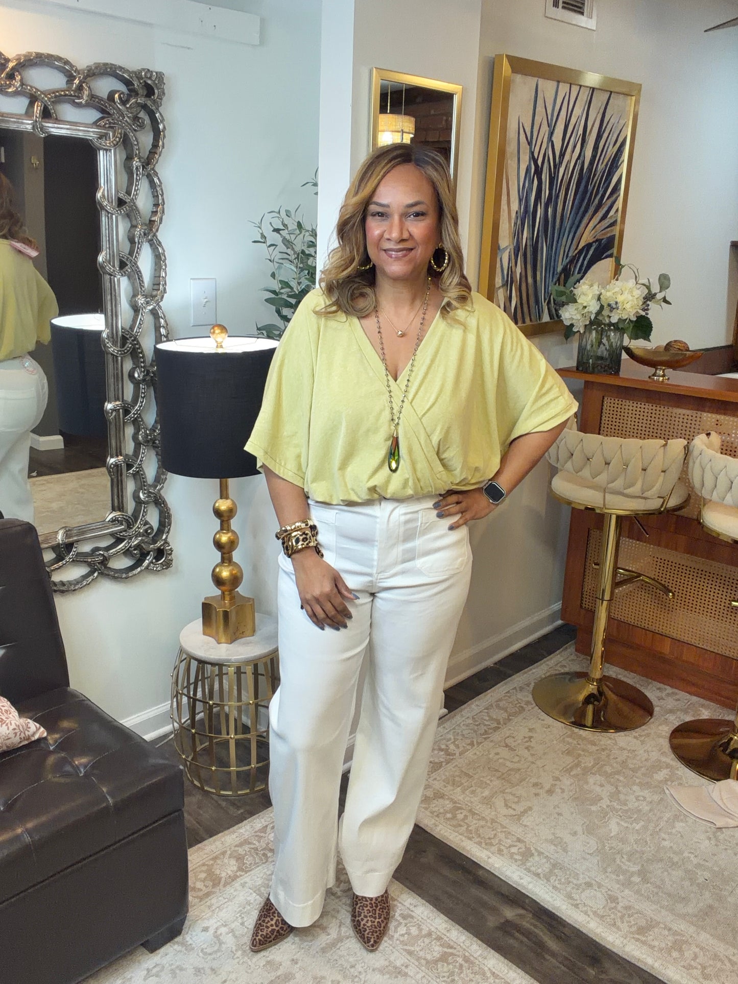 V-neck Wrap Bodysuit
