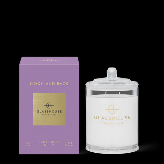 Glasshouse- Moon And Back 13.4 oz candle