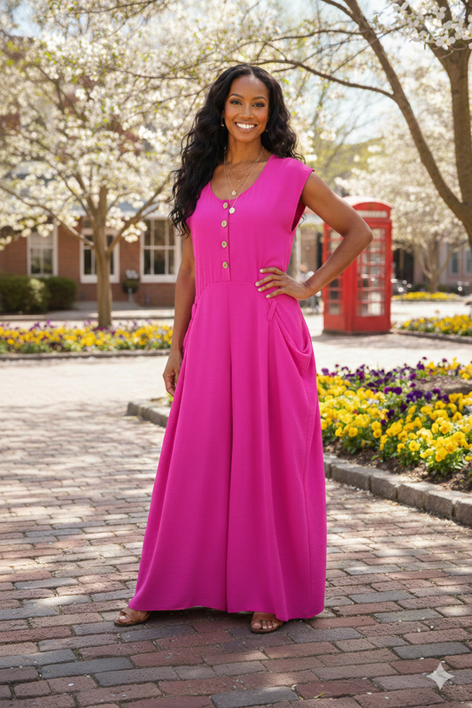 Scoop Neck Wide Leg Solid Jumpsuit: LIME GREEN