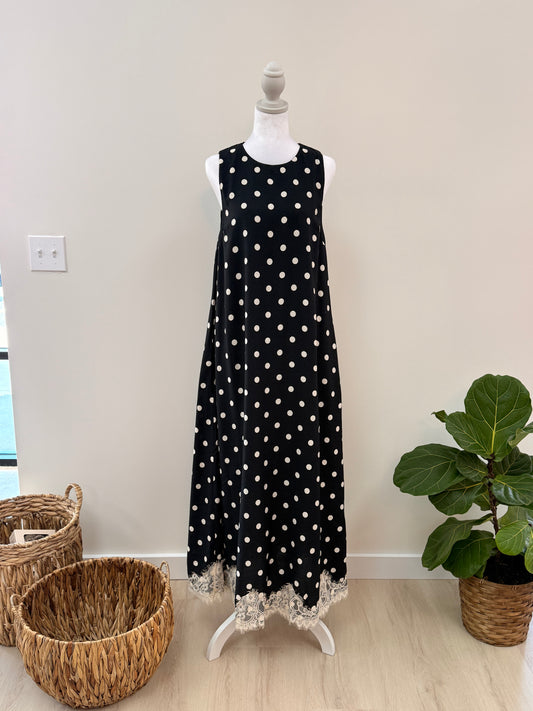 Emmaline Polka Dot Maxi Dress