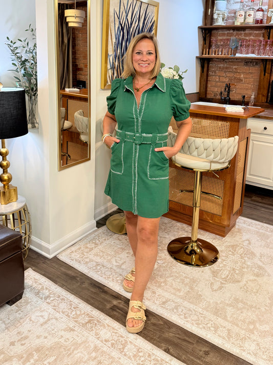Taylor Green Dress