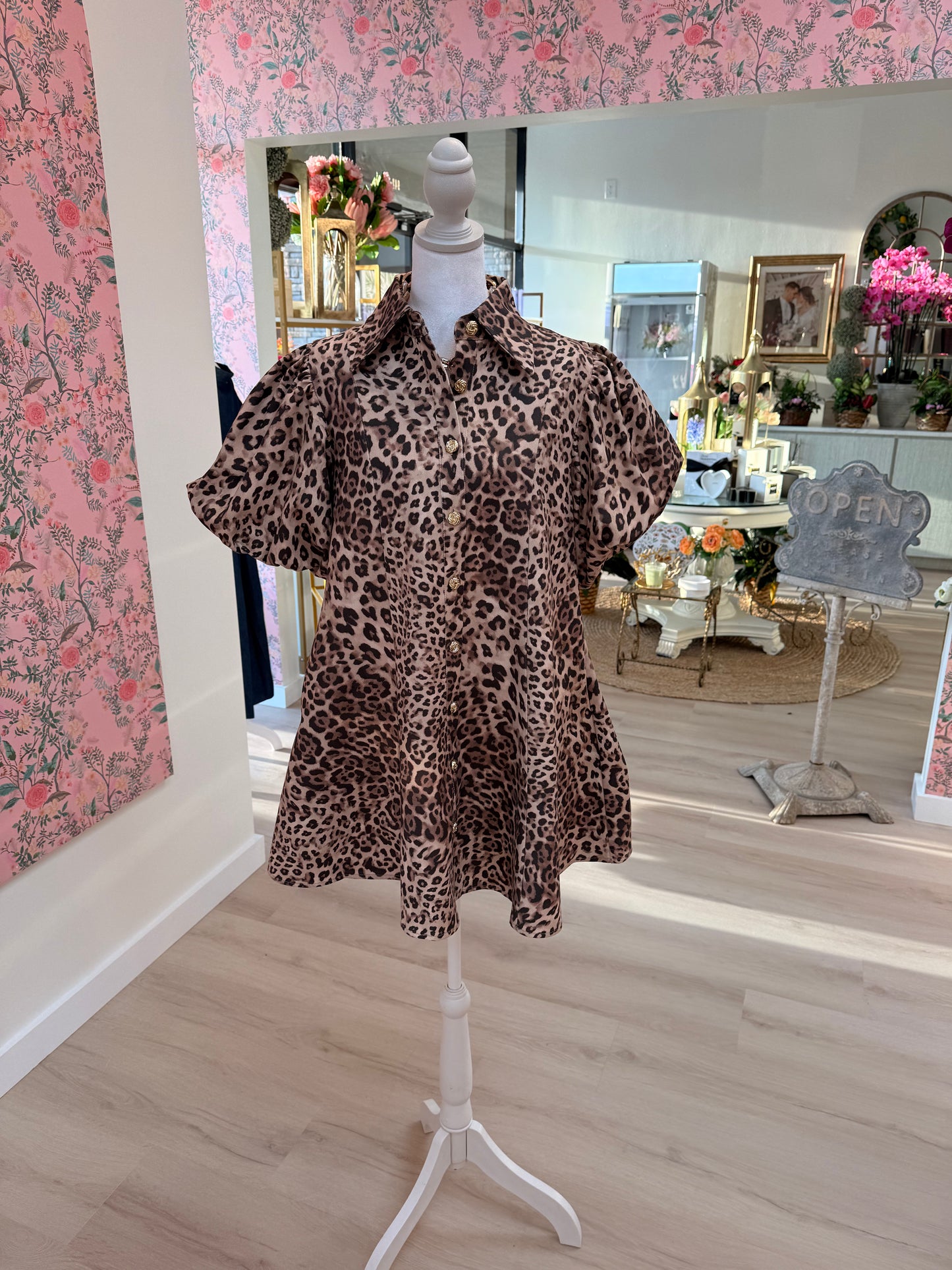 Tilly Leopard Dress