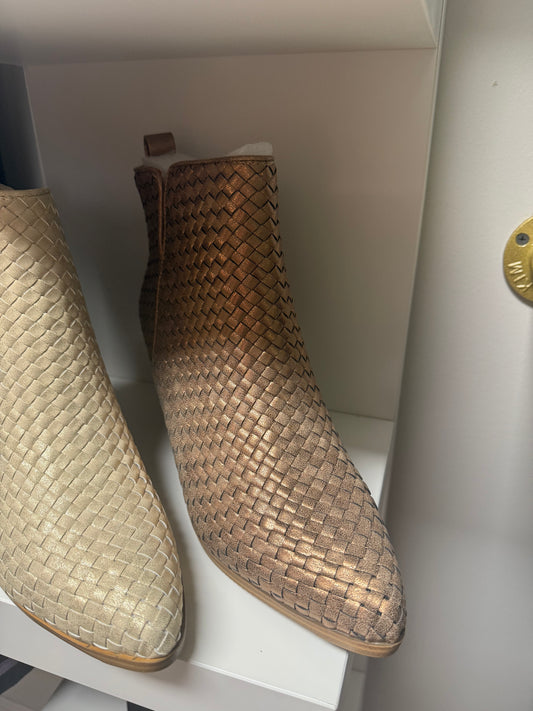 Come & Get it Metallic Bootie Shoe