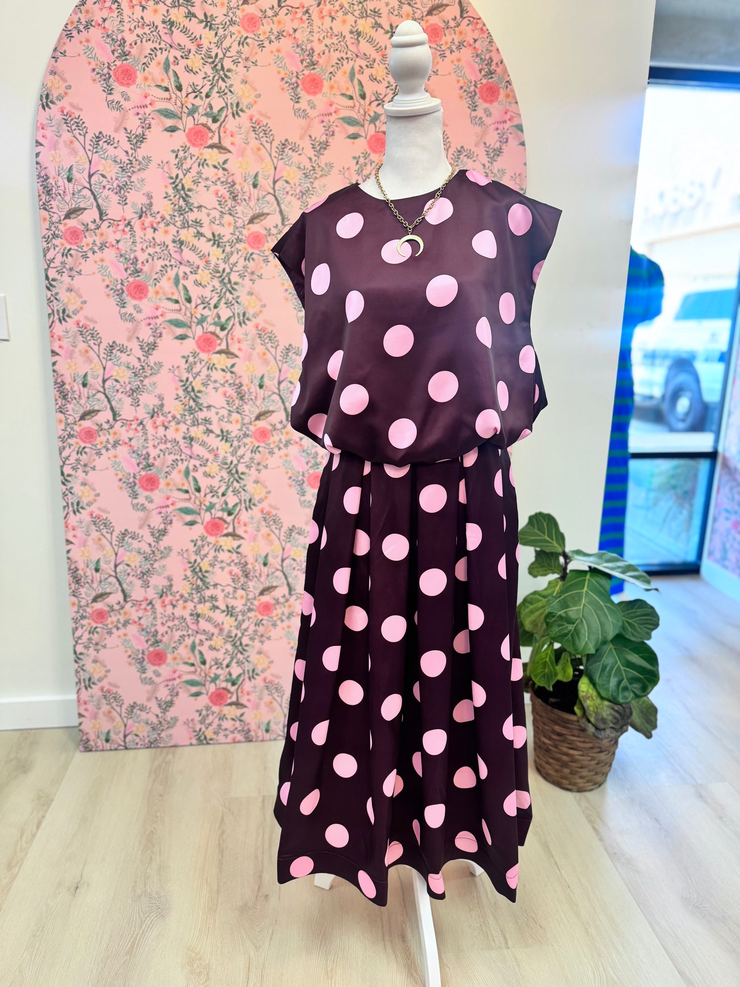 Veronica Polka Dot Skirt