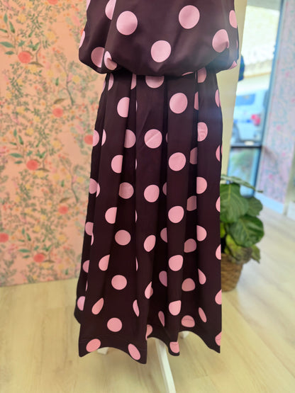 Veronica Polka Dot Skirt