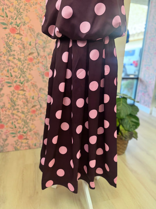 Veronica Polka Dot Skirt