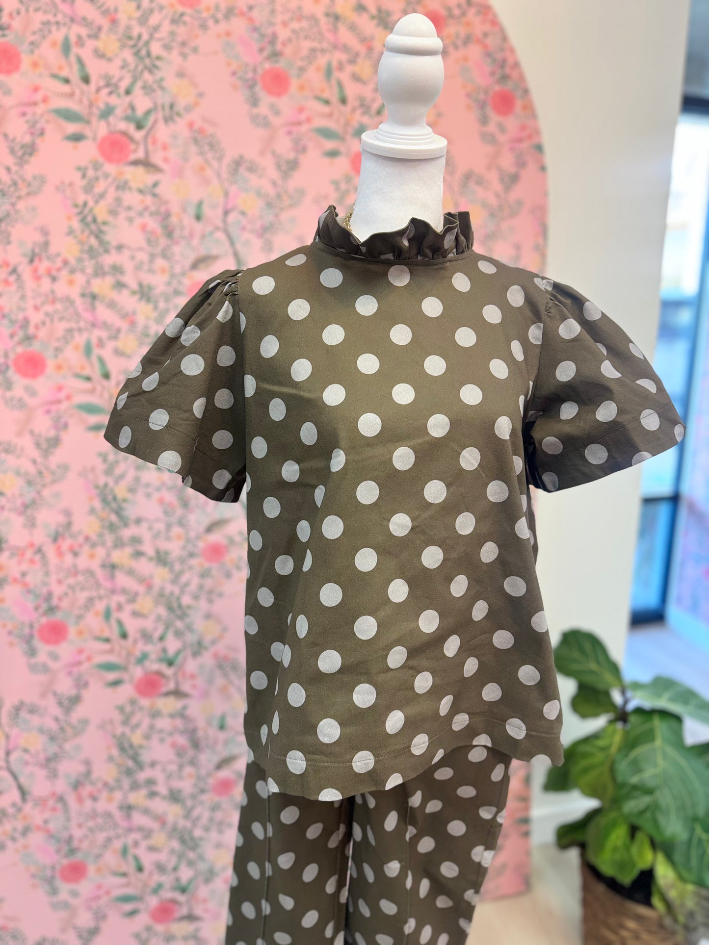 Terri Polka Dot Top