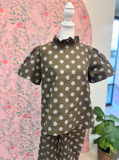 Terri Polka Dot Top