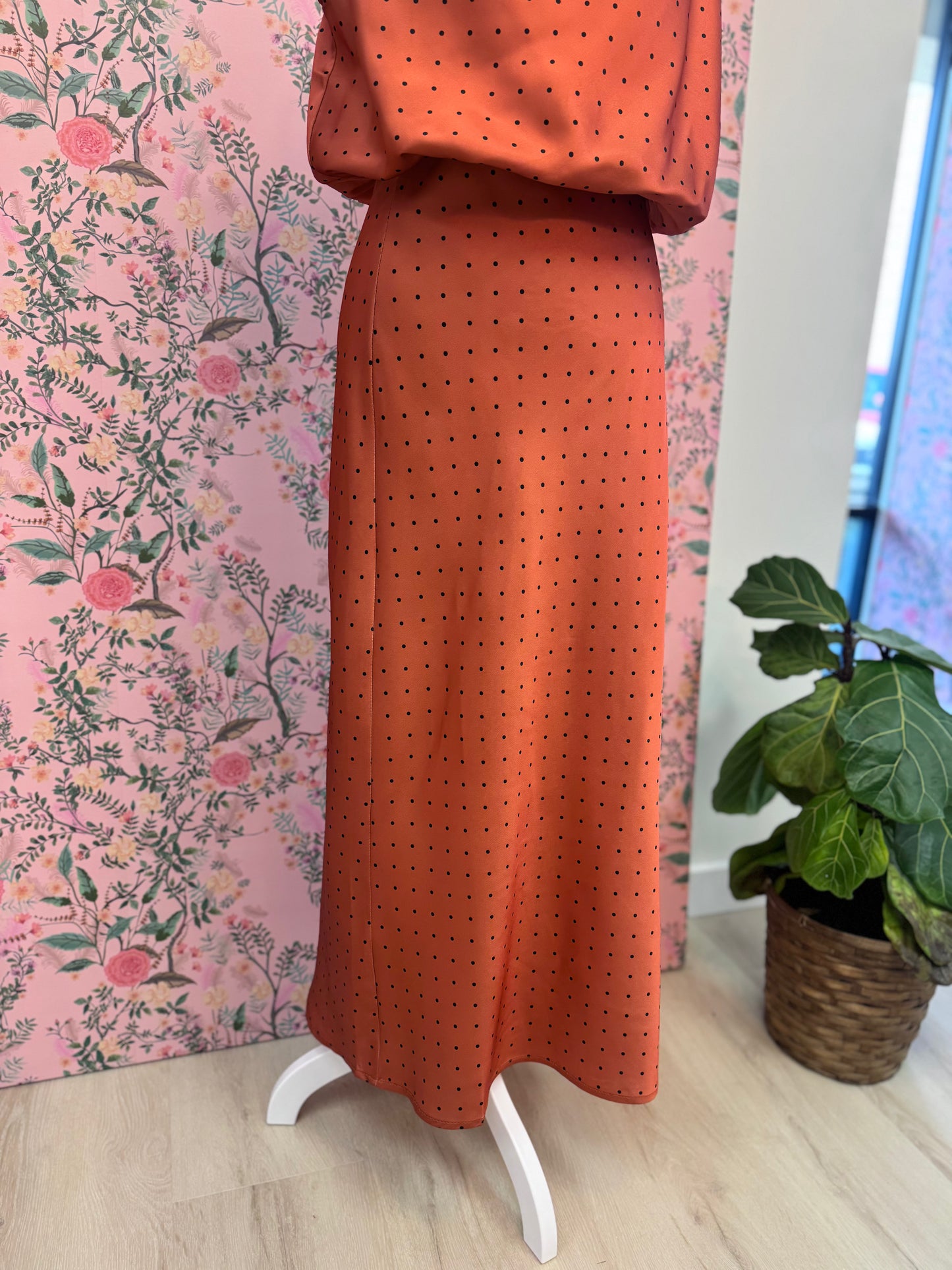 Sally Satin Skirt