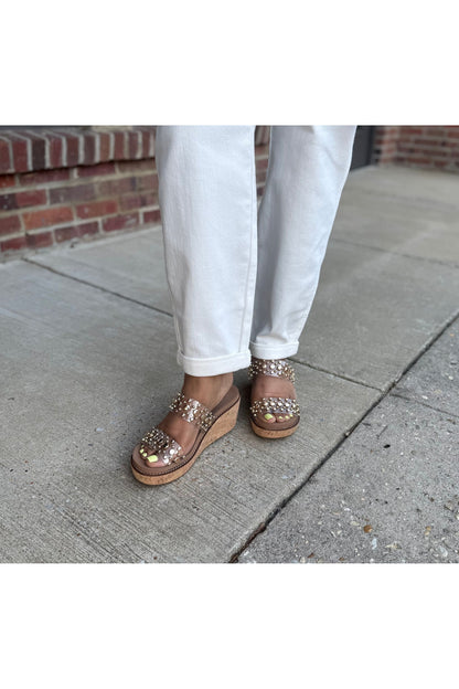 Corkys clear bad habit Sandal