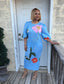 Alicia Floral Dress Blue
