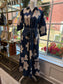 Navy Blue Floral Maxi
