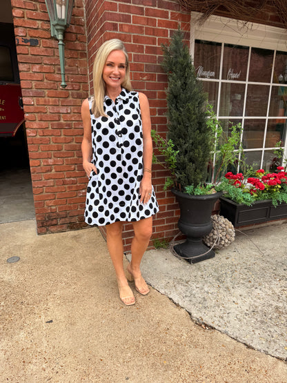 Black & White Polka Dot Dress