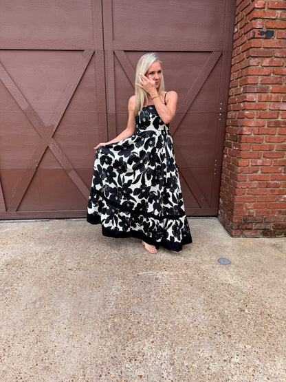 Floral Tiered Maxi Dress