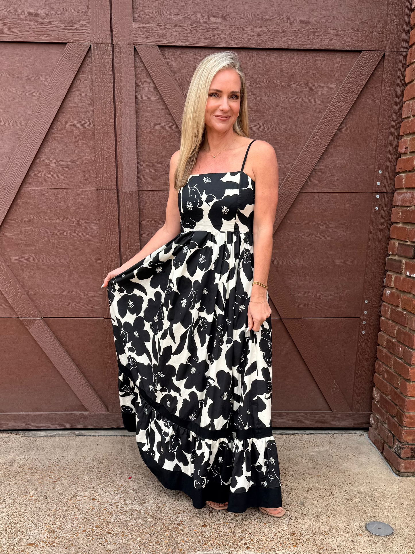 Floral Tiered Maxi Dress