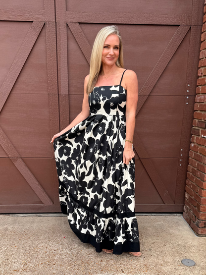 Floral Tiered Maxi Dress