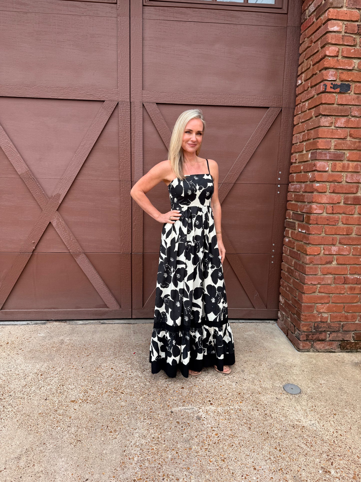 Floral Tiered Maxi Dress