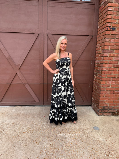 Floral Tiered Maxi Dress