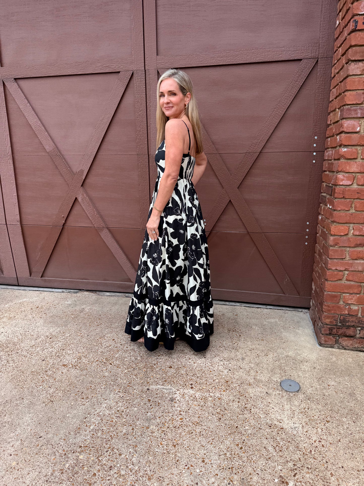 Floral Tiered Maxi Dress