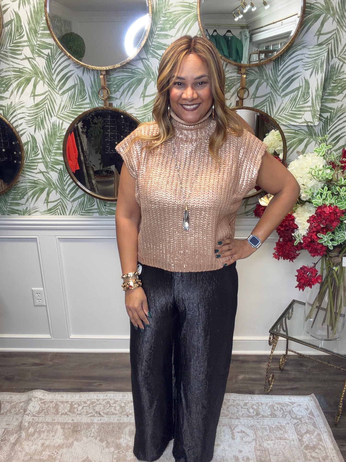 Shimmer Holiday Sweater