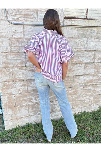 Judy Blue Mid Rise Light Wash Dad Jeans