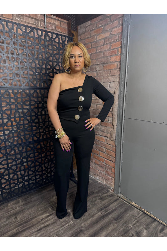 Sabrina One Shoulder Jumpsuit