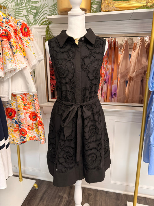 Black Lace Mini Dress