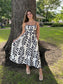 Misha Navy Midi Dress