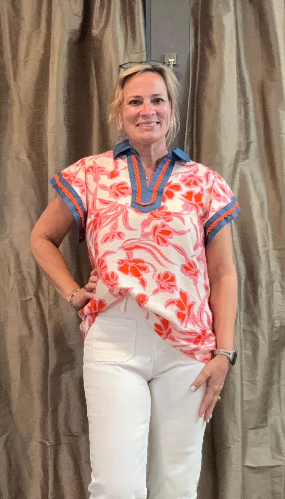 Zoe Flutter Top