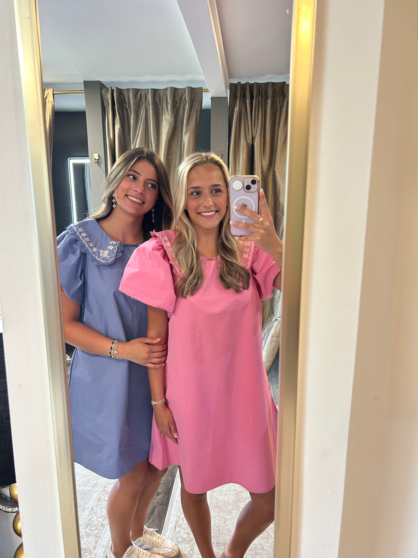 Susie Embroidered Collar Dress