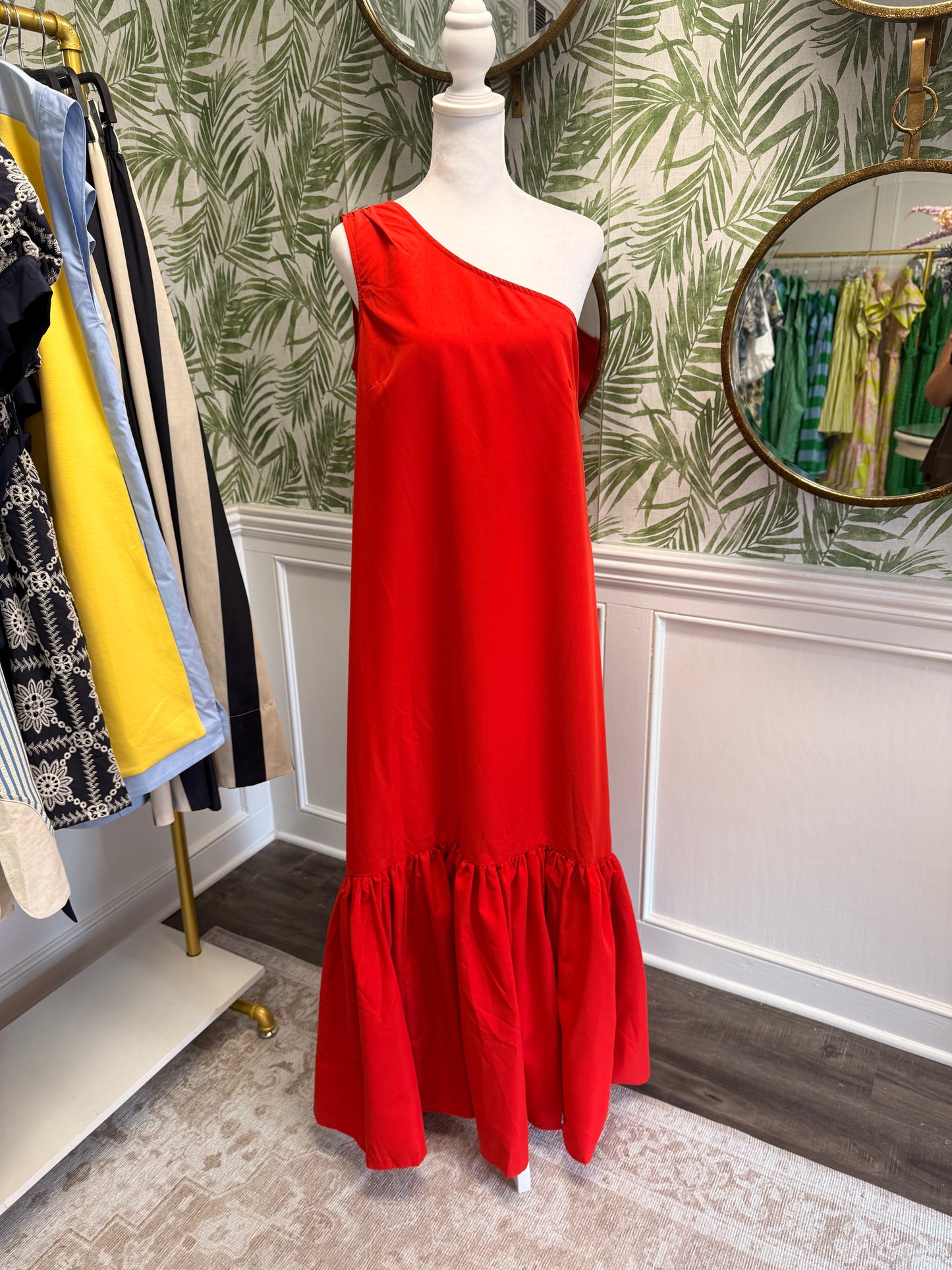 Lisa One Shoulder Maxi Dress