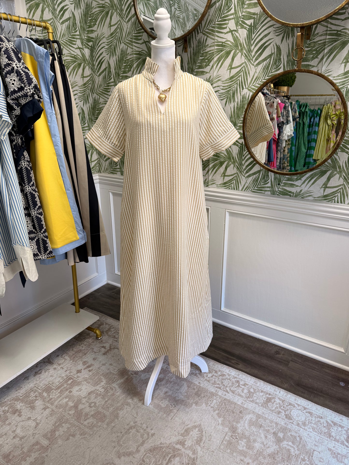 Beth Striped Maxi Dress