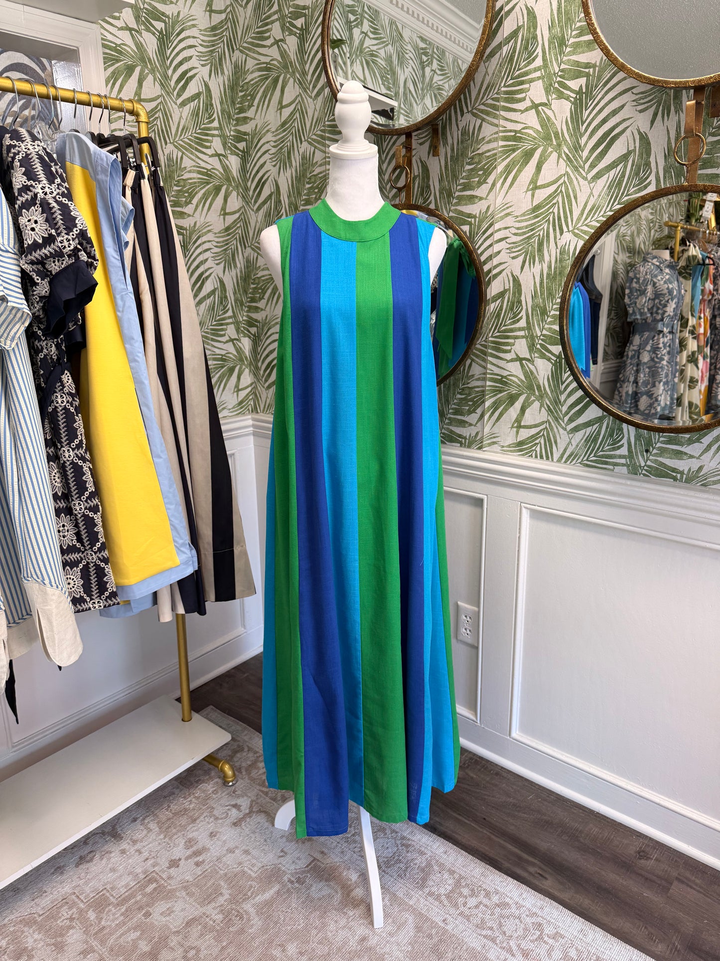 Michelle Striped Maxi Dress