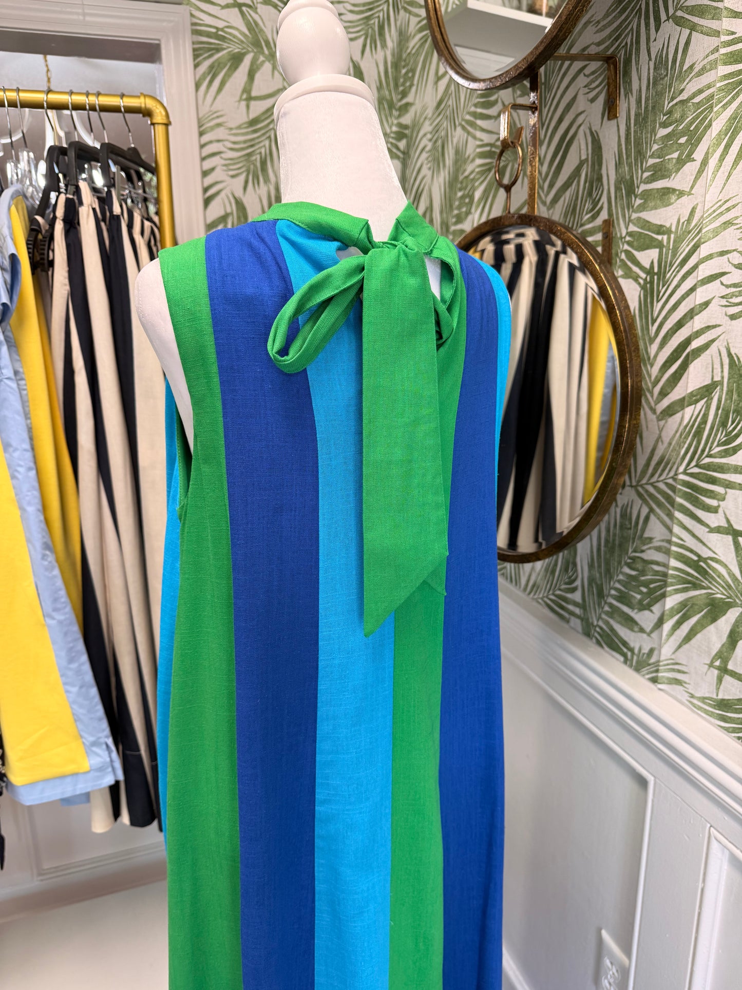 Michelle Striped Maxi Dress