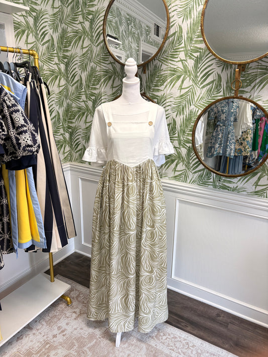 Marbled Overall Dress