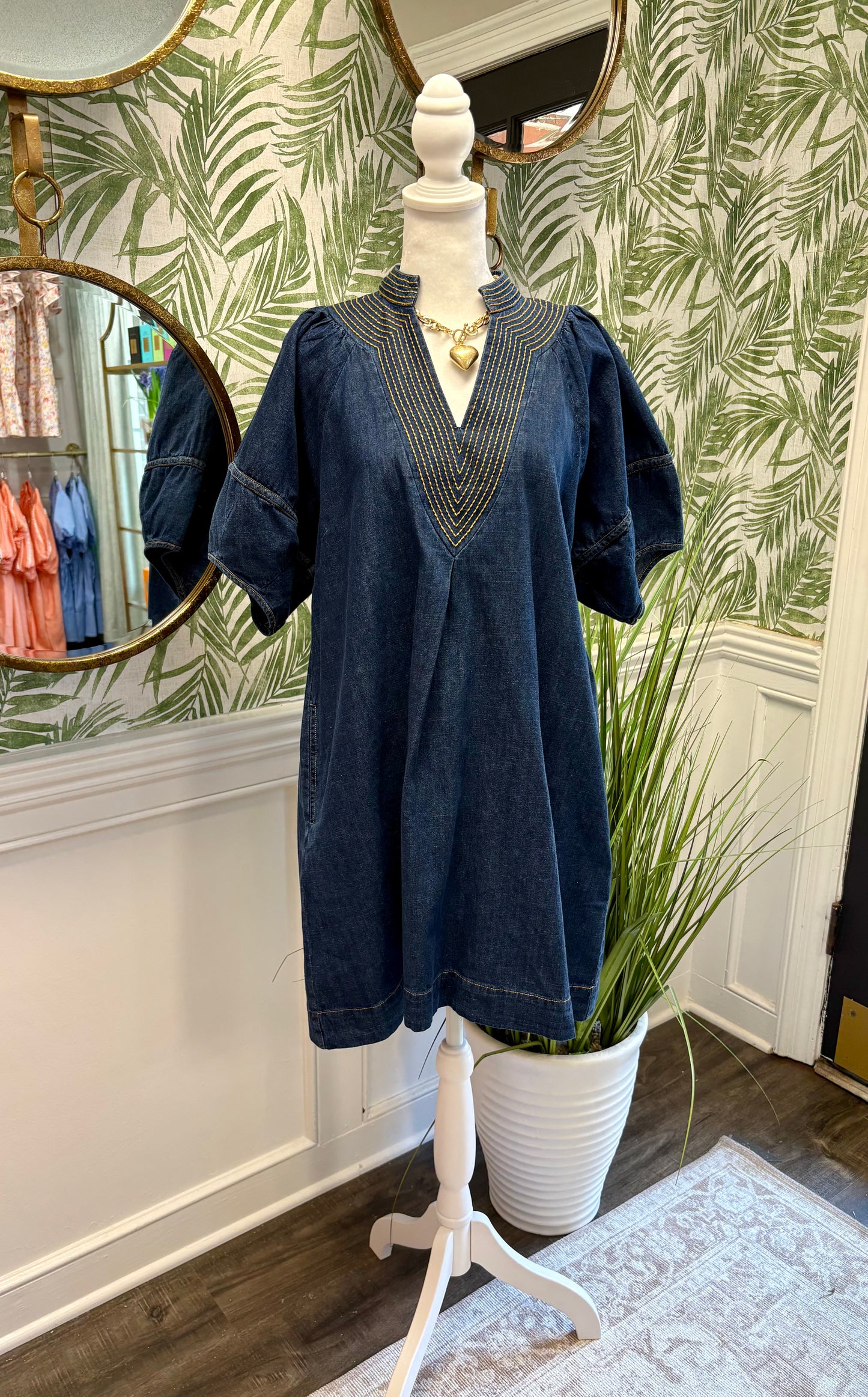 Denim Mini Dress