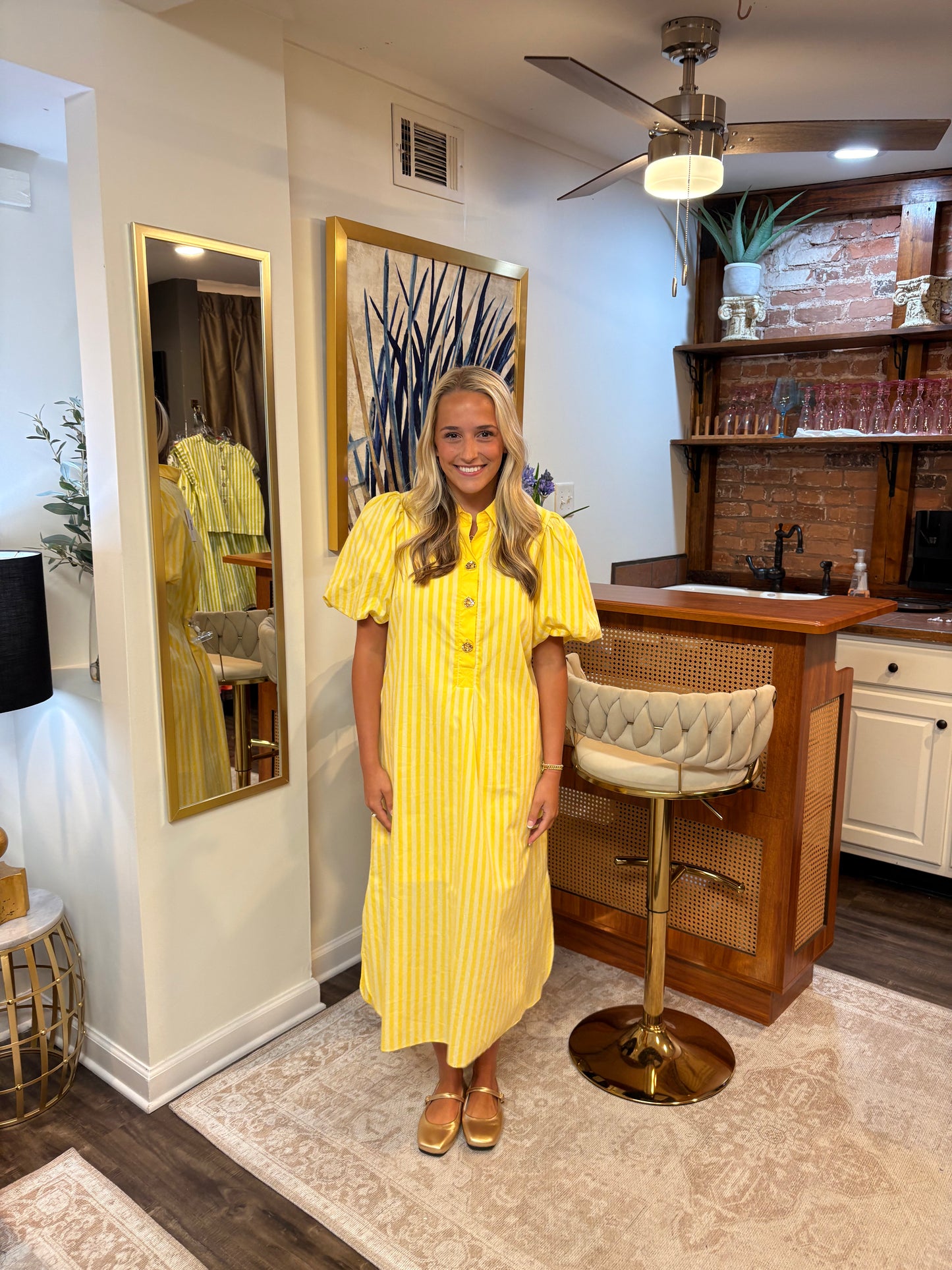 Sloane Short Sleeve Midi Dress