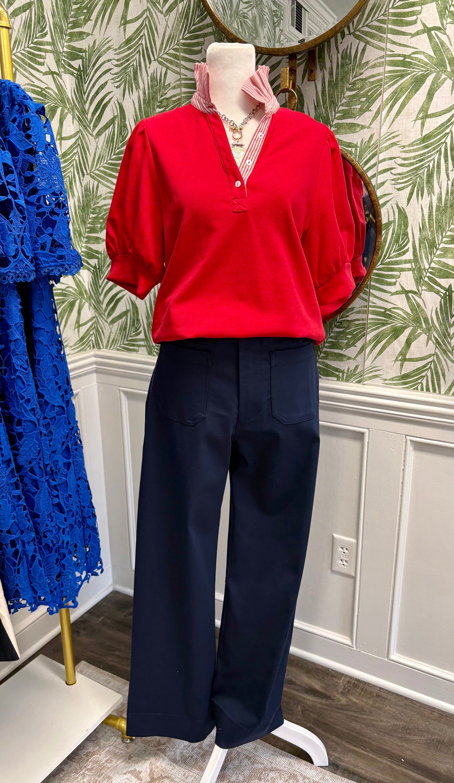 Anica Ruffle Knit Top