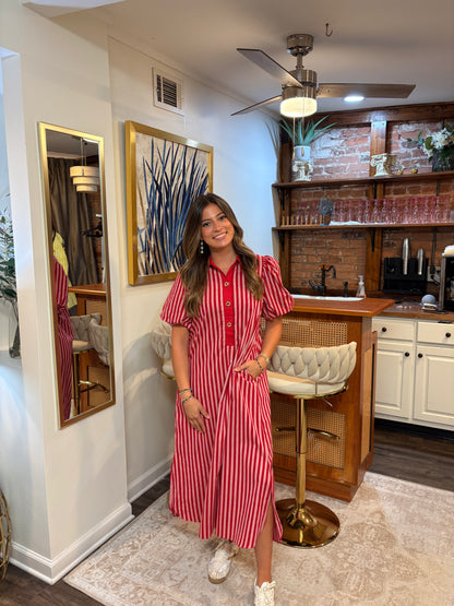 Sloane Short Sleeve Midi Dress