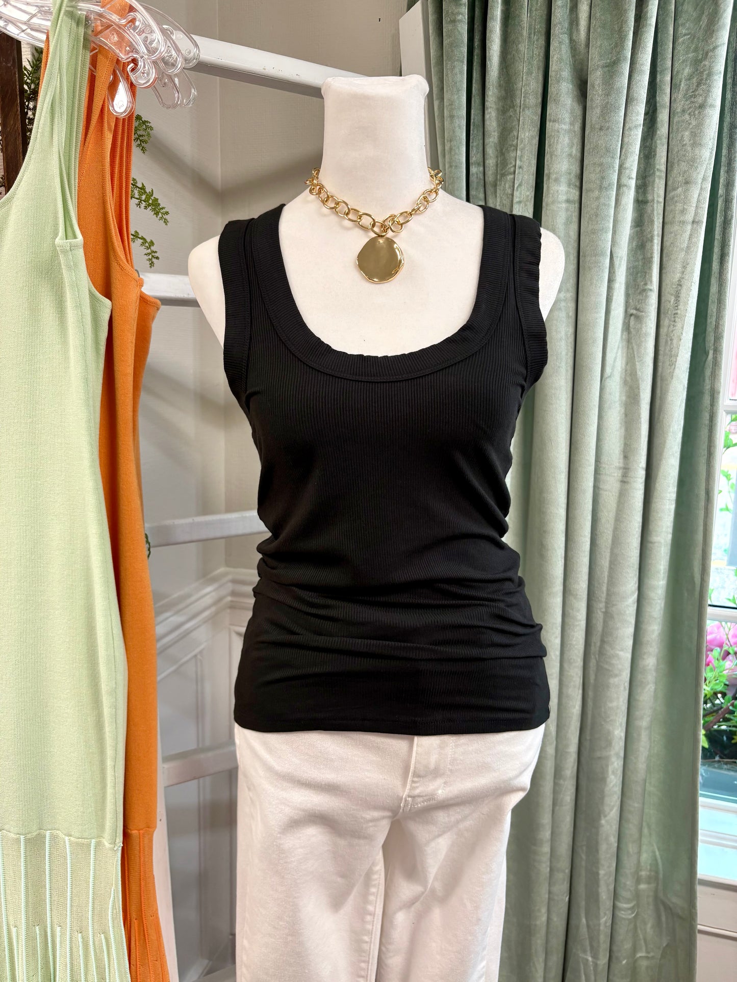 Paige Ribbed Tank Top