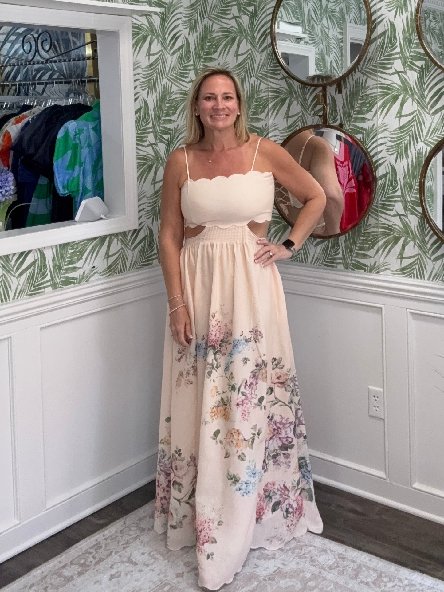 Margo Floral Cut Out Dress