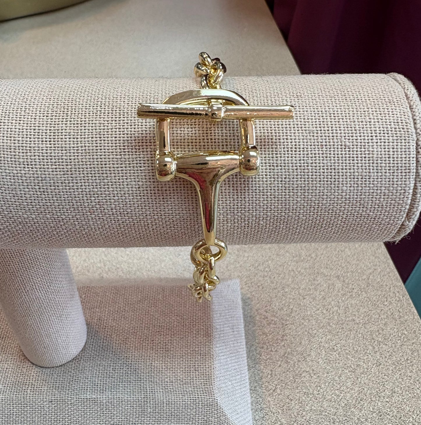 Gold Toggle Bracelet