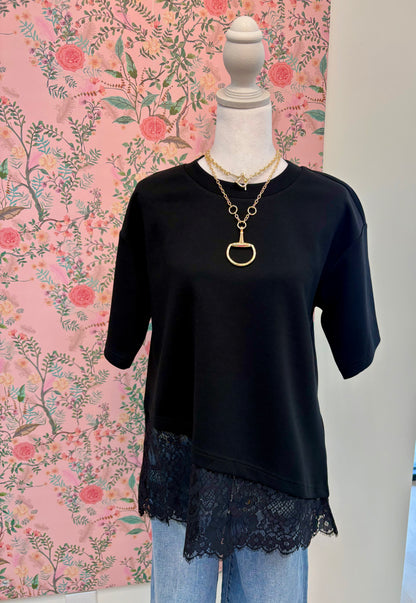 Daphne Lace Trim Top