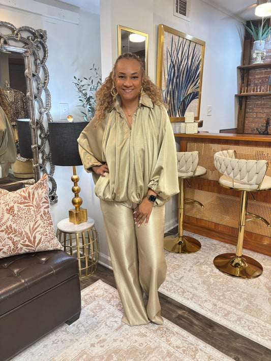 Puffed Bomber Jacket