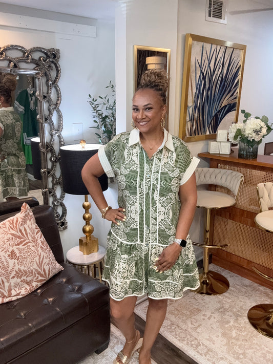 Tuscany Green Dress