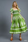Maria Green Midi Dress