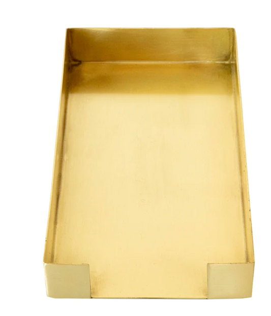 Hester & Cook - Kitchen Papers - Guest Napkin Holder - Brass
