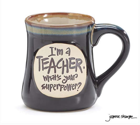Teacher Superpower Porcelain Mug