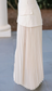 "Lana" Pleated Ivory Skirt